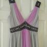 Lipsy Grey and Pink Dress with Sequins Image 5