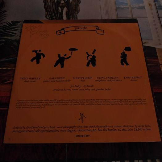Spandau Ballet - Parade Irish pressing