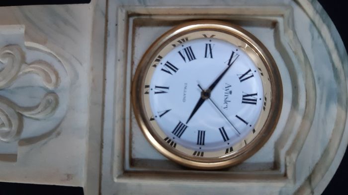 Aynsley Portland ware miniature grandfather clock