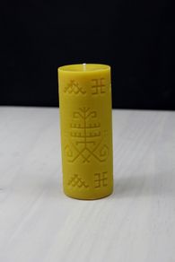 Beeswax candle. Austra.
