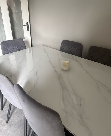dining table and chairs