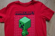Red Minecraft Top. Age 13-14