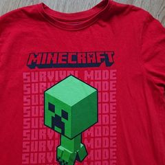 Red Minecraft Top. Age 13-14