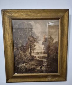 The cornfield, print, John Constable