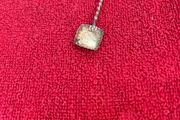 Old silver salt spoon