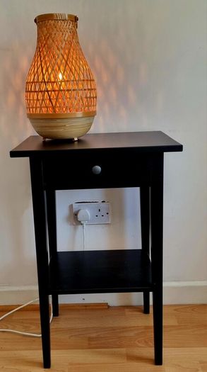 HEMNES chest of drawers and bedside table