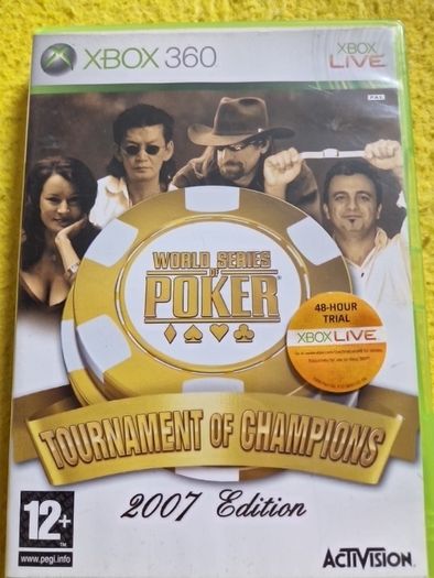 World Series of Poker Tourment of Champions 2007  Xbox 360 Games Original
