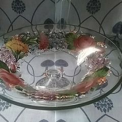 Three Vintage Glass Items