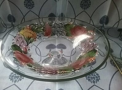 Three Vintage Glass Items