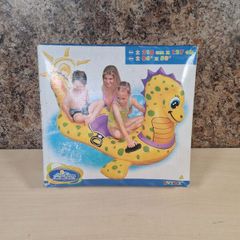 Vintage Intex Inflatable Sea Horse Boat The Wet Set 2001 Beach Pool Toys  Brand New