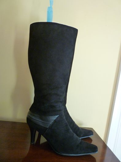 VAN DAL Black Boots Suede Leather Knee High Boots. Uk 6 Eu 39. Immaculate
