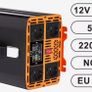 power Inverter pure wave 5000w 12v to 220v eu socket or 3 pin adapter soket also Image 3