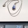 Dutch Delft 835 Hand Painted Ceramic & Silver Necklace Image 9