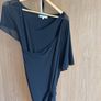 Vanessa Bruno drapy black dress size 1 (UK 10) Image 7