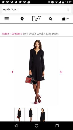 Stunning DVF AW15 DRESS 100 euro