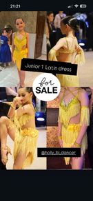 Latin dress Yellow