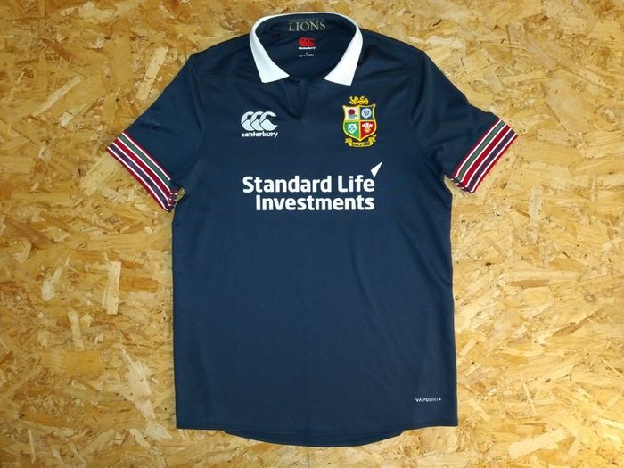 British and Irish Lions Rugby Jersey Shirt Canterbury (S) Britain Ireland Scotland Wales England Eire Irish Navy Blue Small