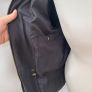 Navy Zara Coat with fur lined hood Image 3