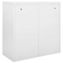Sliding Door Cabinet Grey Image 4