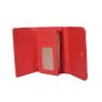 New Stylish Red - Strong Pu Leather Purse With Metal Bar Image 4