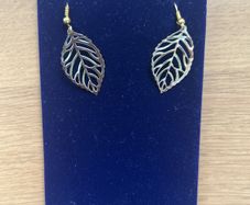 Gold tone earrings