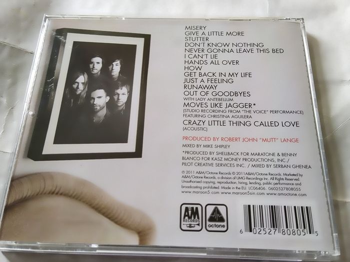 Maroon 5 - Hands All Over Cd