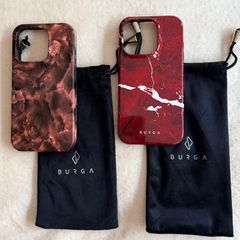 2 x BURGA iPhone 15pro cases