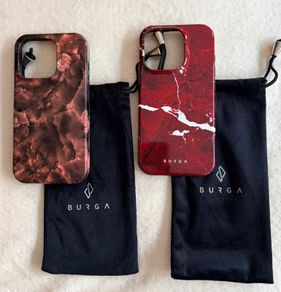 2 x BURGA iPhone 15pro cases