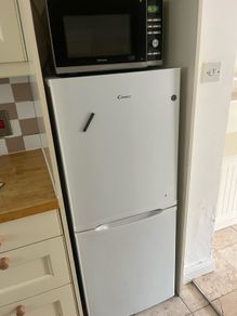 fridge freezer and microwave