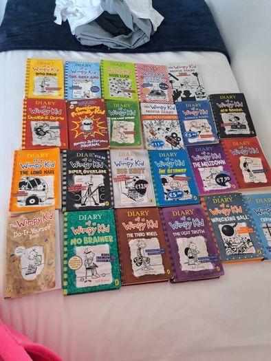 23 diary of wimpy kid books
