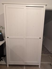 Wardrobe with sliding doors