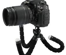 Large Camera/Phone Octpus Tripod Stand Black