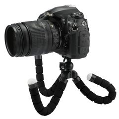 Large Camera/Phone Octpus Tripod Stand Black