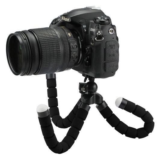 Large Camera/Phone Octpus Tripod Stand Red