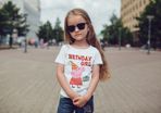 Peppa Pig T-shirt Birthday Girl T-shirt Peppa Pig Shirt Tee Top For Birthday Girl