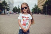 Peppa Pig T-shirt Birthday Girl T-shirt Peppa Pig Shirt Tee Top For Birthday Girl