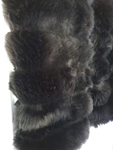 Faux Fur Gilet - Black