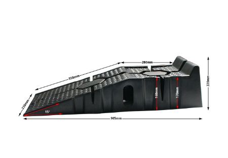 BRAND NEW 1Pair Black Heavy Duty Car Ramps