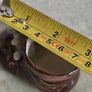 Vintage 1960s napcoware ceramic mouse in brown boot collectible figurine Matchstick Holder./ thout pick made in Japan. Image 2
