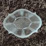 Waterford Crystal Seahorse Scalloped Oval Vanity Dresser Tray Relish Dish Image 3