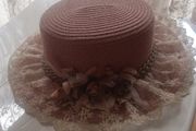 Classic Straw Boater Hat