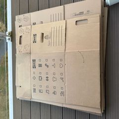 9 moving boxes - IKEA