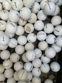 50 used Srixon Distance practice grade golf balls