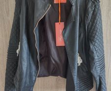 biker style jacket size m