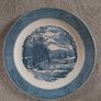 vintage collection of blue and white plates Image 8