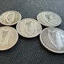 5 Silver Irish Florins Image 5