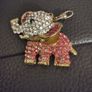Elephant rhinestone keyring or can put it on handbag Image 5