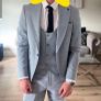Travis mens 3 piece suit 38 slim fit Image 5