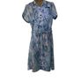 Vintage Bromley Sport blue striped shirt dress size 16 ( Please Check measurements ) Postage included Image 2