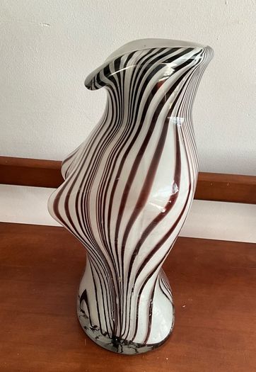 Vintage Murano Glass Female Torso Vase